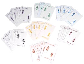 Fraction Bars Playing Cards